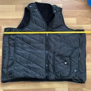 Black running/outdoor vest - expandable by 5 size- unisex